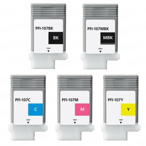 Canon Compatible PFI107 Full set of 5